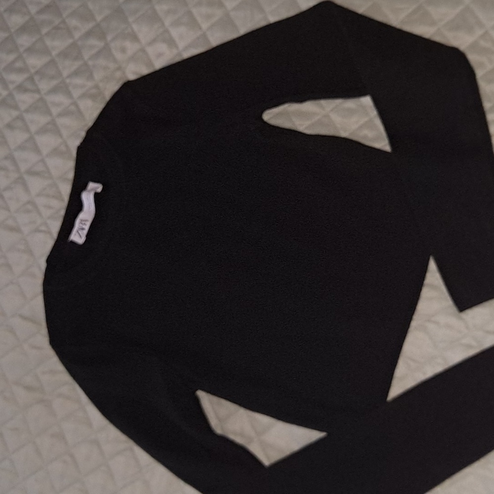 Soft Zara crop top sweater
